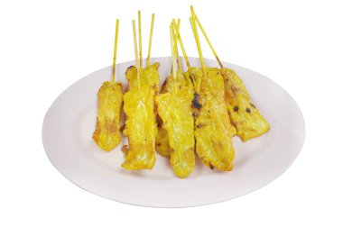 Izgara domuz eti satay, moo satay, Tayland Mutfağı
