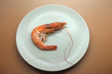 Pişmiş, haşlama, buğulama karides, karides