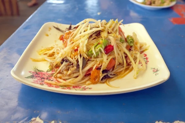 Insalata di papaia — Foto Stock