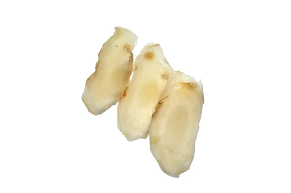 Fresh galangal isolated on white background — Stock Photo, Image