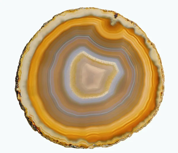 Agate disc-shaped — Stock Photo, Image