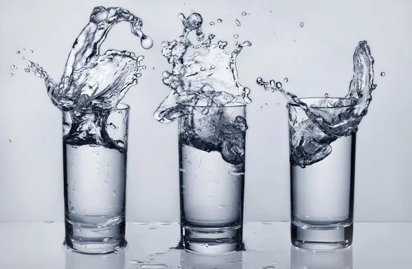 cam su sıçramalarına