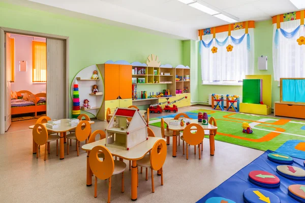 Kindergarten, Spielzimmer. — Stockfoto