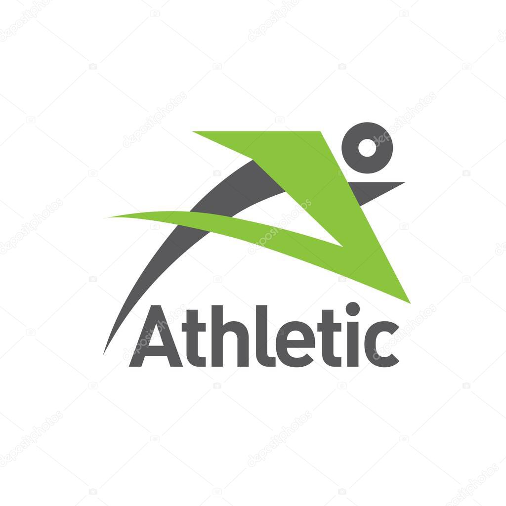A logo. letter based letter A logo design. Athletic icon