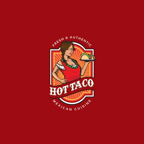 Seksi Taco bayanı amblemi
