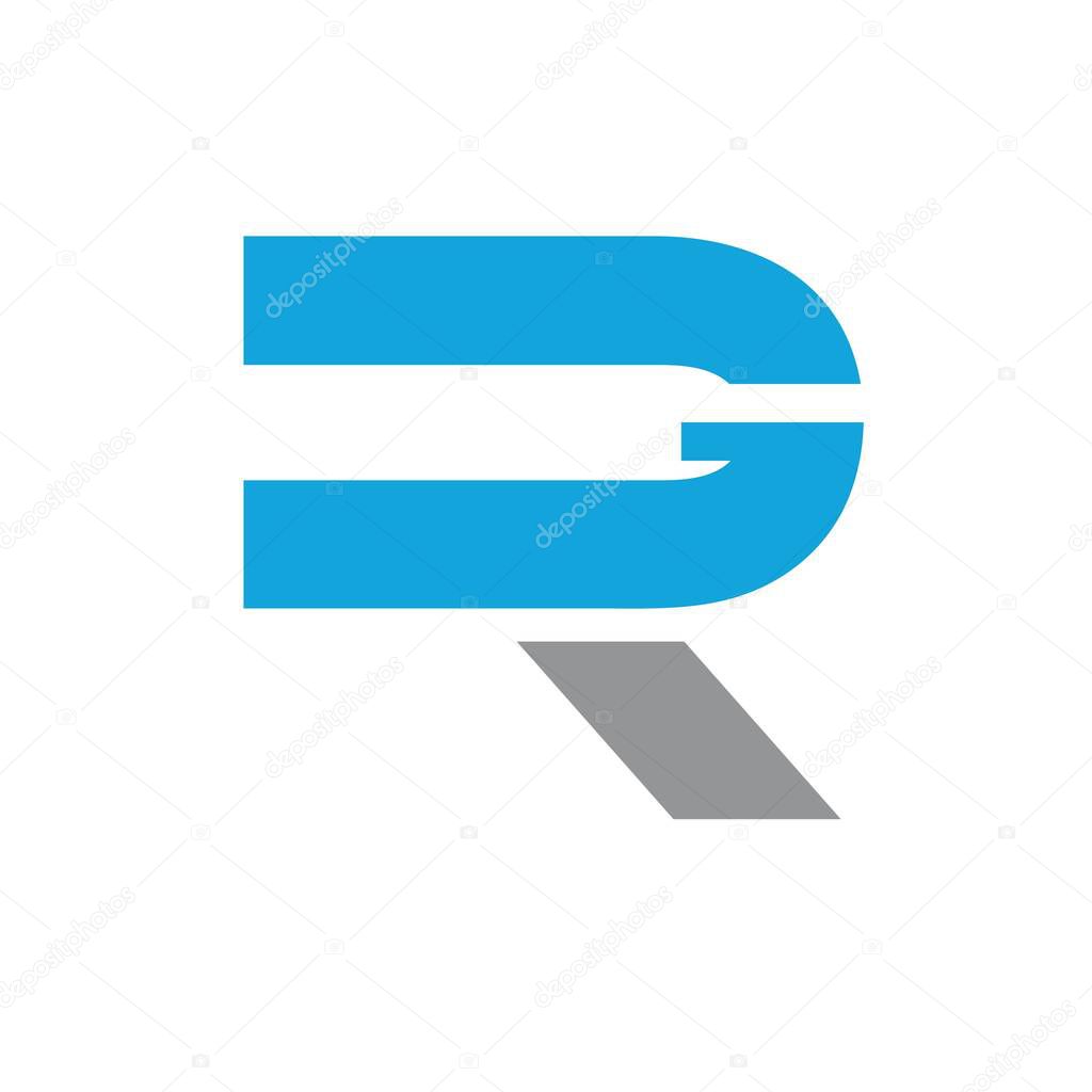 RG or GR monogram. letter based logo