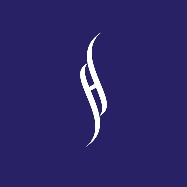 SHS logosu, harf bazlı. monogram biçimi