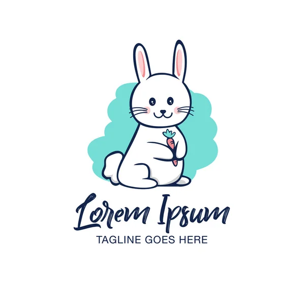 Şirin Tavşan ve Havuç vektör çizimleri logo, tişört baskısı, tasarım unsuru ya da başka bir amaç için kullanılabilir..