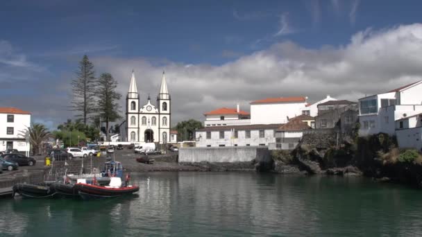 Církev Madalena na ostrově Pico Island — Stock video