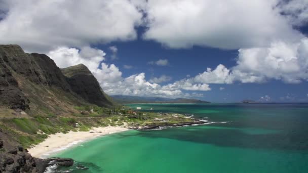 Bela ilha de Oahu — Vídeo de Stock