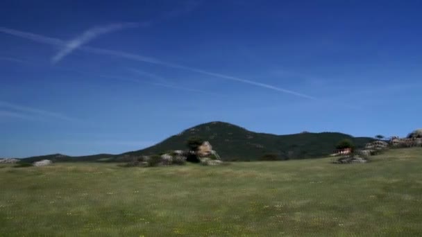 Scenic countryside in Sardinia — Stock Video