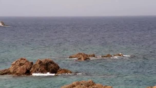 Schilderachtige kust, Sardinië — Stockvideo