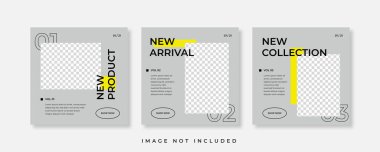 Moda sosyal medya gönderme şablonu