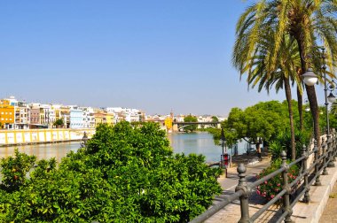 Sevilla şehri ve Guadalquivir nehri, İspanya