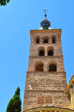 İspanya, Segovia 'da Bell Tower mimarisi