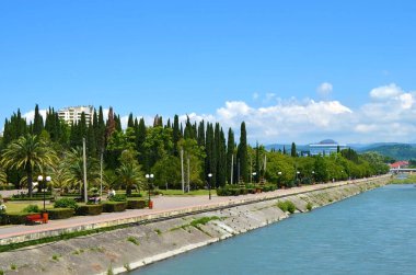 Adler, Sochi, Rusya 'daki toprak seti.