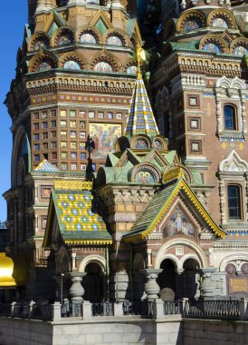 Kurtarıcının Mimari Katedrali Saint Petersburg, Rusya 'da Dökülen Kan