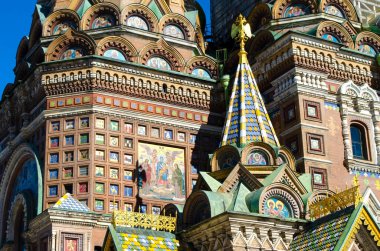 Kurtarıcının Mimari Katedrali Saint Petersburg, Rusya 'da Dökülen Kan