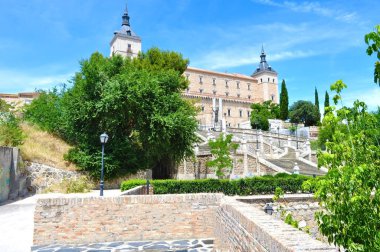 Toledo 'lu Alcazar yazın, İspanya