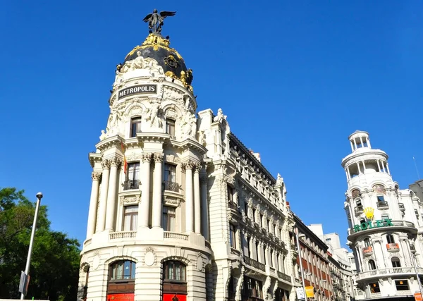 Madrid Spanje Juni 2019 Metropool Aan Gran Straat — Stockfoto