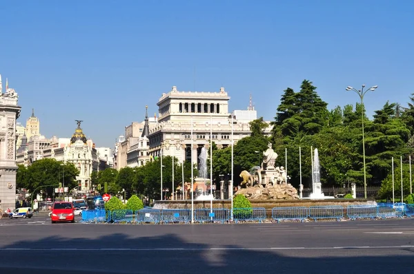 Plaza Los Cibeles Madrid España — Foto de Stock