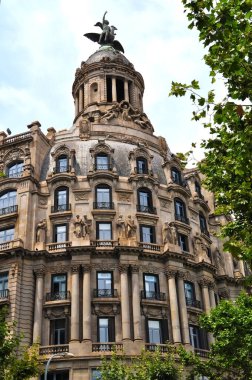 Barselona mimarisi Paseo de Gracia projesi, İspanya 