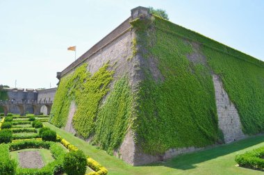 Barcelona, İspanya 'daki Montjuic Kalesi