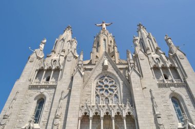 Barcelona, İspanya 'daki Tibidabo Katedrali