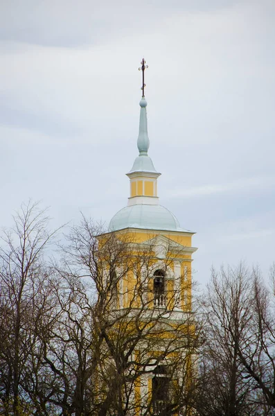 Glockenturm Der Elias Kirche Petersburg Russland — Stockfoto