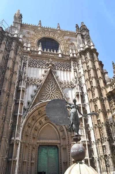 Architectuur Van Kathedraal Van Sevilla Spanje — Stockfoto