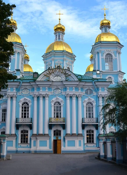 Katedra Mikołaja Petersburgu Rosja — Zdjęcie stockowe
