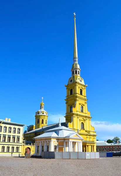 Budynek Twierdzy Piotra Pawła Petersburgu Rosja — Zdjęcie stockowe