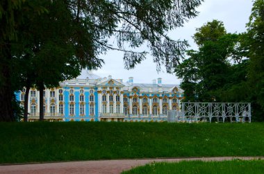 Tsarskoe Selo 'daki Catherine sarayı ve parkı (Puşkin), St. Petersburg, Rusya