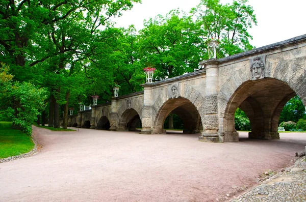 Ponte Che Conduce Alla Galleria Cameron Agate Camere Nel Parco — Foto Stock