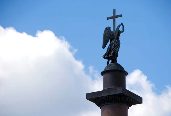 Colonna Alexander Sulla Piazza Del Palazzo San Pietroburgo Russia — Foto Stock