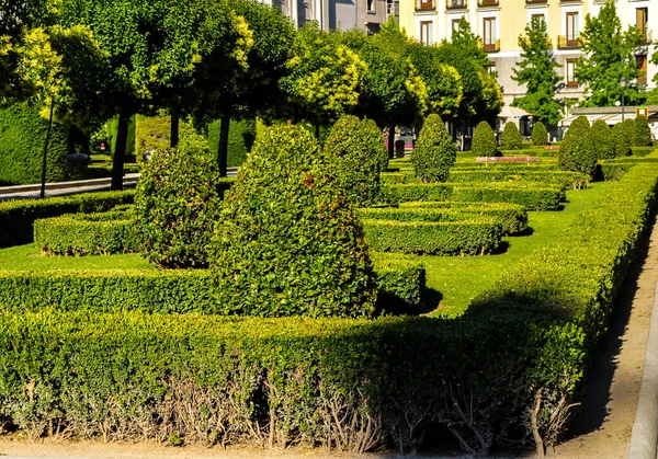 Giardini Plaza Oriente Madrid Spagna — Foto Stock