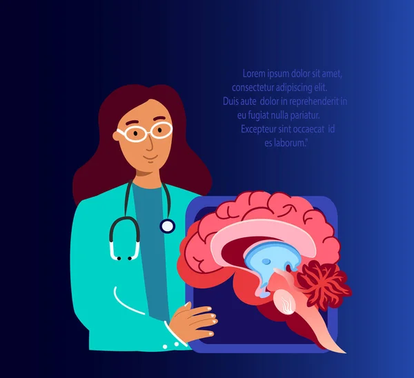 Doktor Nörocerrah Nörolog Bilimadamı Beyin Nceleme Dijital Tedavi Huylu Tümör — Stok fotoğraf