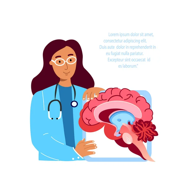 Doktor Nörocerrah Nörolog Bilimadamı Beyin Nceleme Dijital Tedavi Huylu Tümör — Stok fotoğraf
