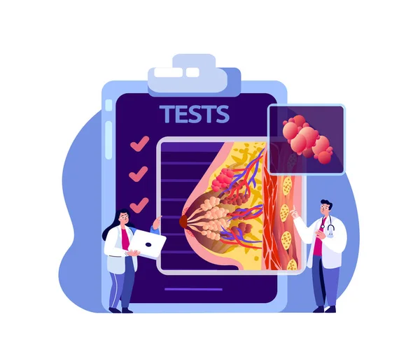 Dammologer Läkare Professorer Forskare Undersöker Kvinnlig Bröstinflammation Tester Analys Lacteal — Stockfoto