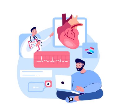 Kardiyolog Doktor Danışman. Online Tıbbi Hastane. İnternet Online Diagnostik Fluorografi. Kalp Hastalığı, Arteriyel Basınç Kardiyogramı Tedavisi. Dijital Yardım Servisi.