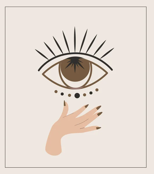 Eye Providence Self Knowledge Logo Simbolo Masónico Todo Ojo Que — Archivo Imágenes Vectoriales