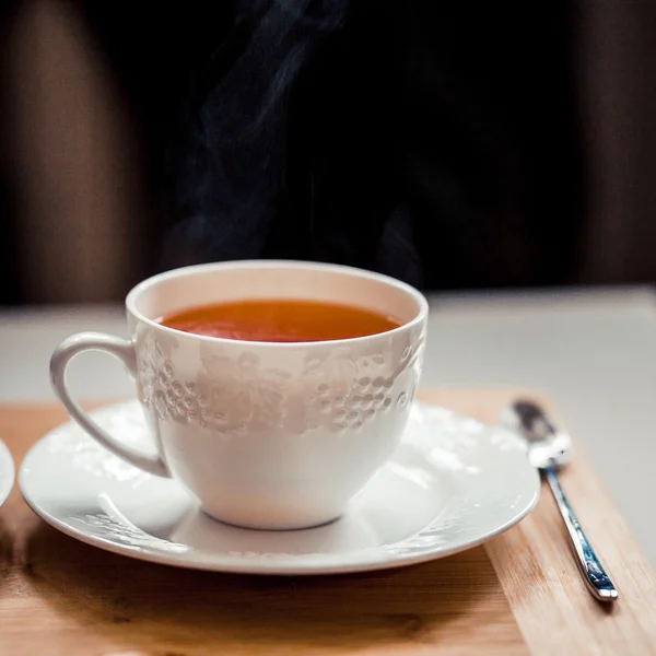 Ранок-чай — стокове фото