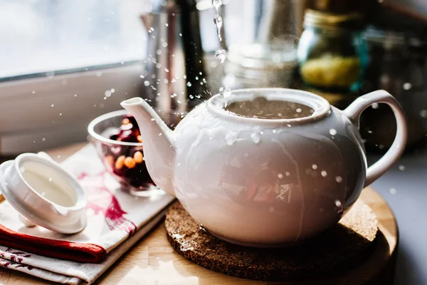 Mañana de té — Foto de Stock