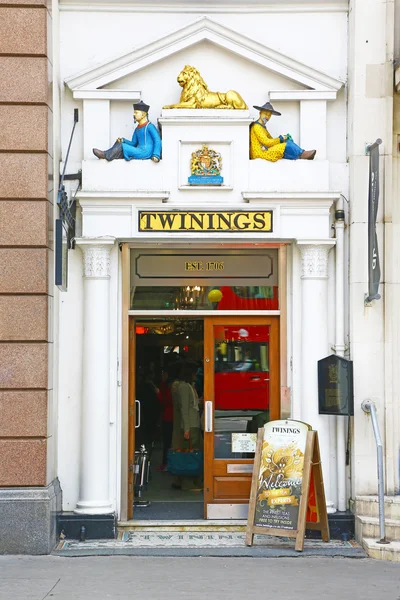 Twinings obchod v Londýně — Stock fotografie