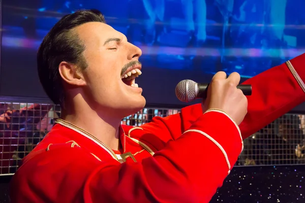 Freddy Mercury in Madame Tussauds of London — Stock Photo, Image