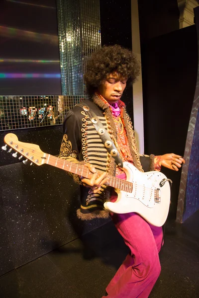 Jimi Hendrix w Madame Tussauds w Londynie — Zdjęcie stockowe