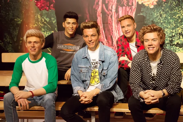 Jeden kierunek w Madame Tussauds w Londynie — Zdjęcie stockowe