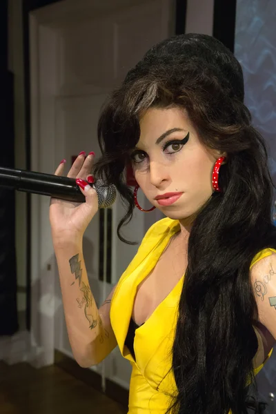 Amy Winehouse in Madame Tussauds London — Stockfoto