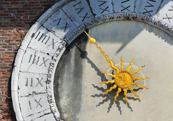 Ancient Clock Venice Italy — Stock Photo, Image