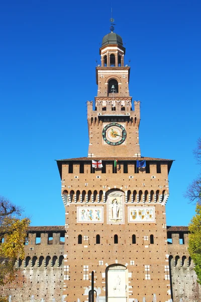 Torre de Castello Sforzesco — Foto de Stock